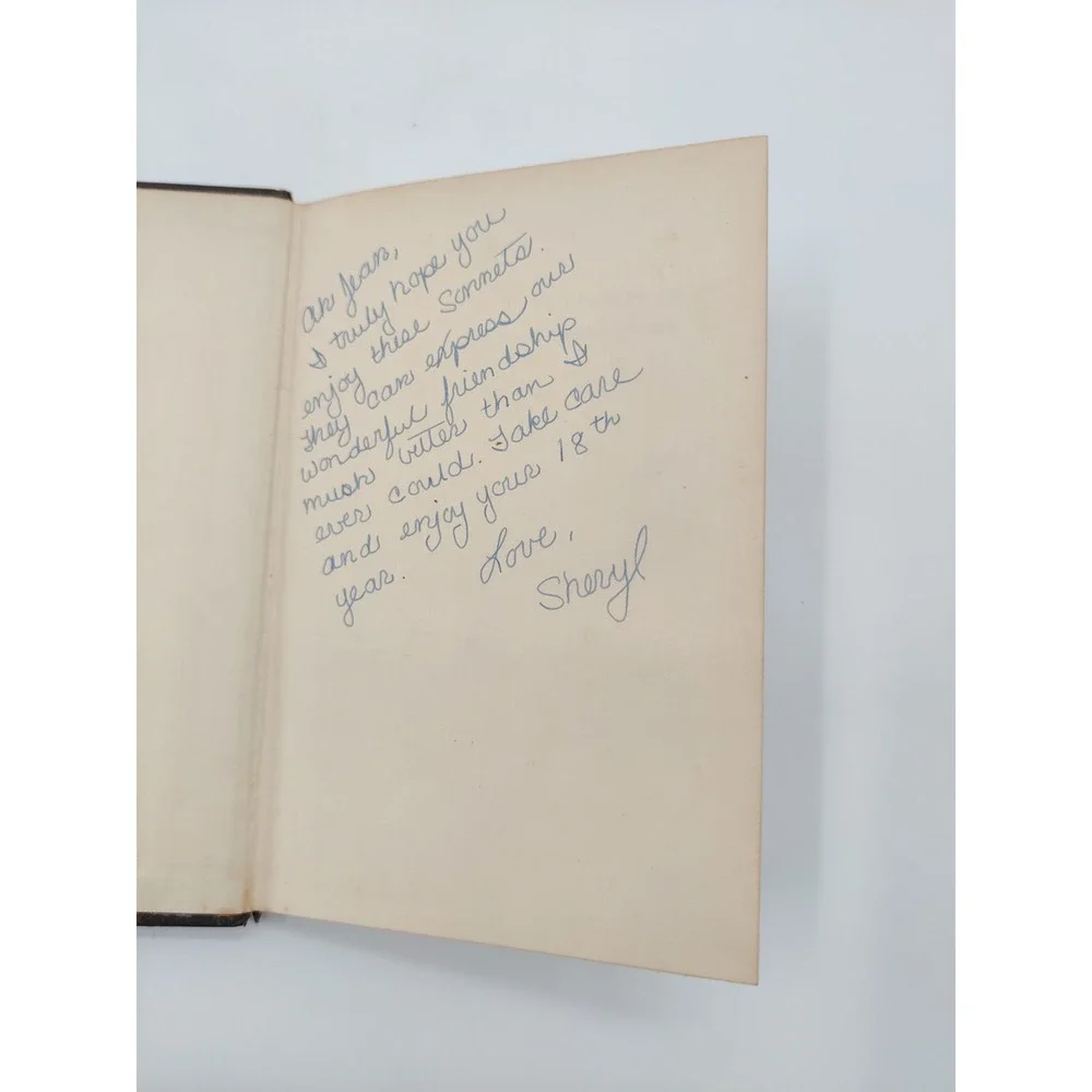 The Sonnets of William Shakespeare Avenel‎ Books Vintage Hardcover Temple Notes